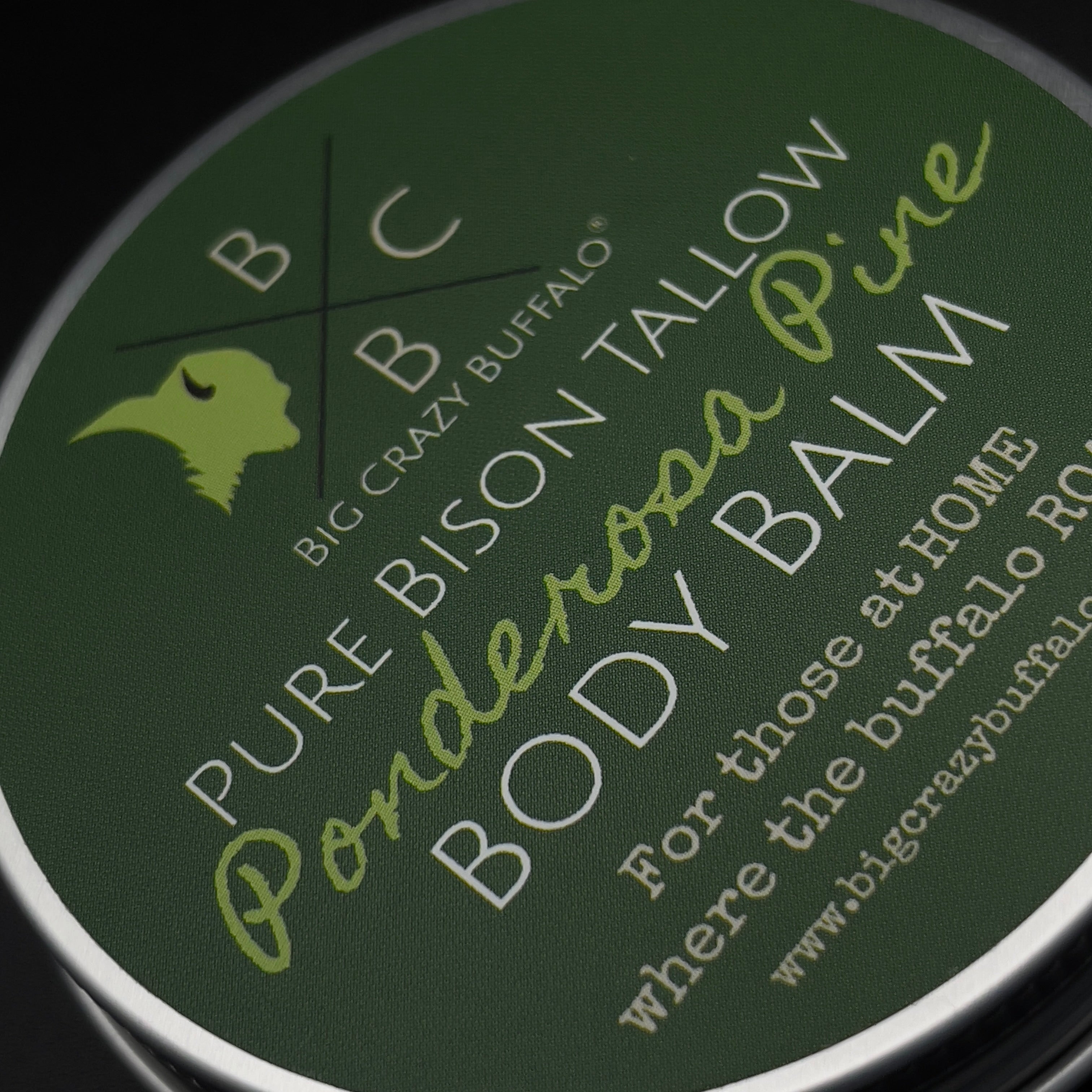 Ponderosa Pine Bison Tallow Body Balm - 2oz