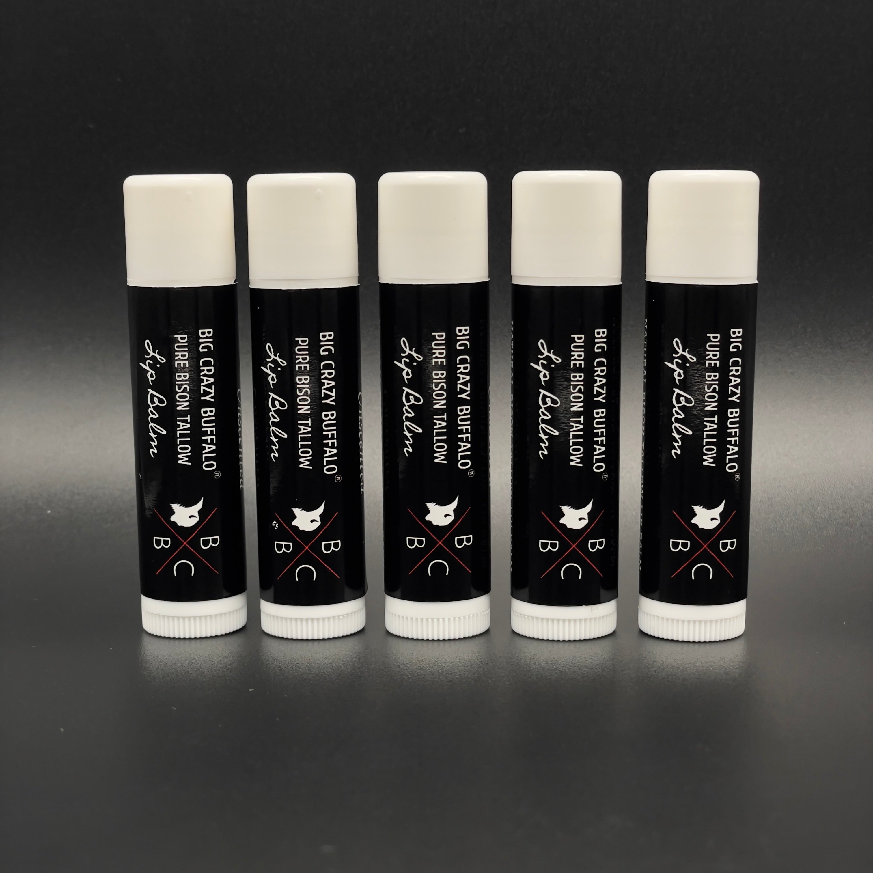 WEBSITE EXCLUSIVE! Unscented - Bison Tallow Lip Balm - 5 Pack